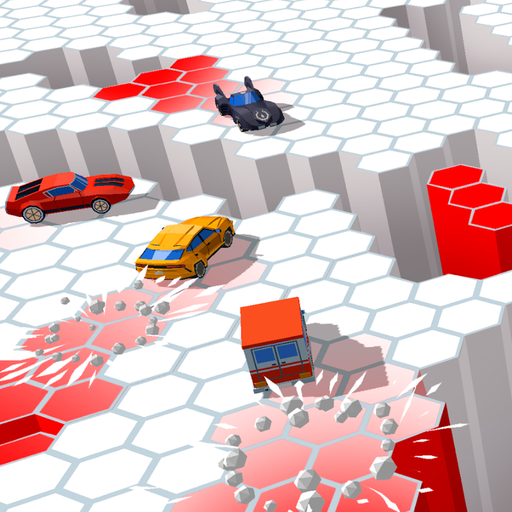 Drive across the platform in Cars Arena