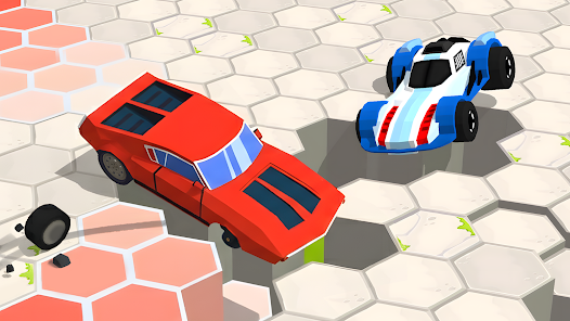 Push rivals into dangerous gaps in Cars Arena